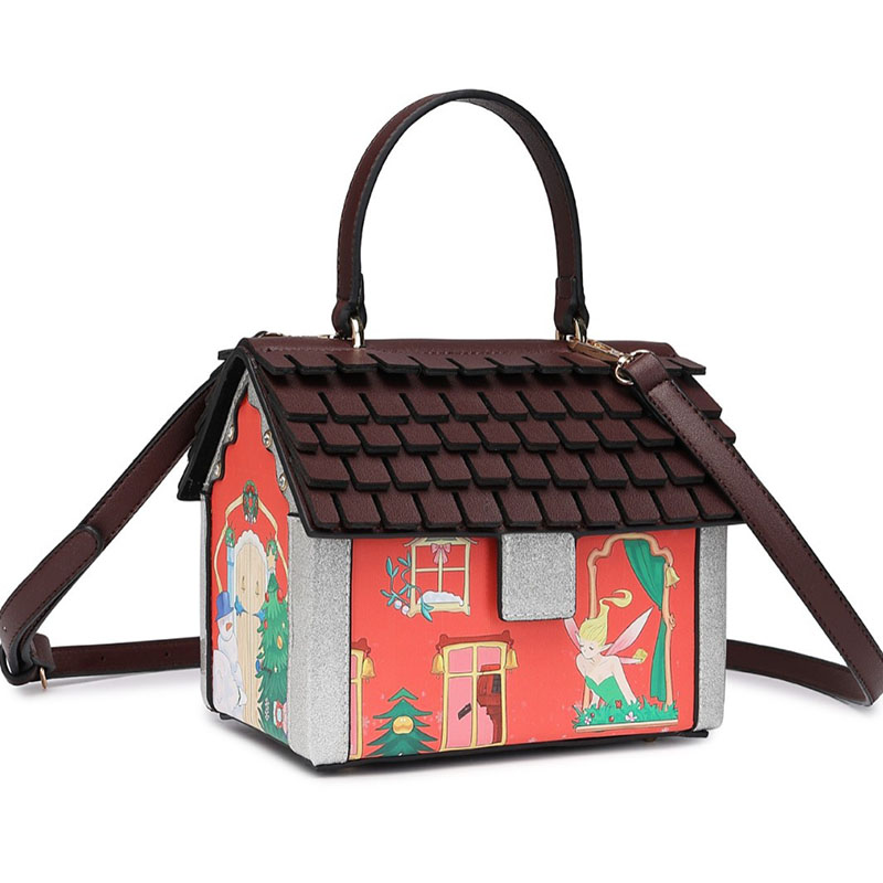 Interior Design Luxury House - Designer Snowman Pattern Shoulder Bags Creative