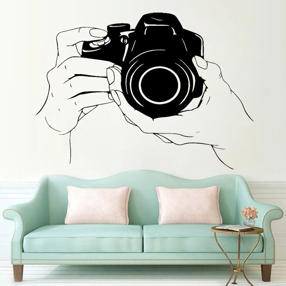 Interior Design Instagram - Photo Camera Wall Decal Shoot Studio