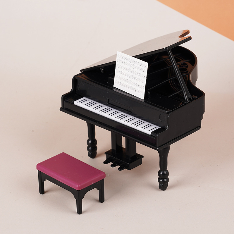 1:12 Dollhouse Miniature Piano - Interior Design Living Room 评论和价格
