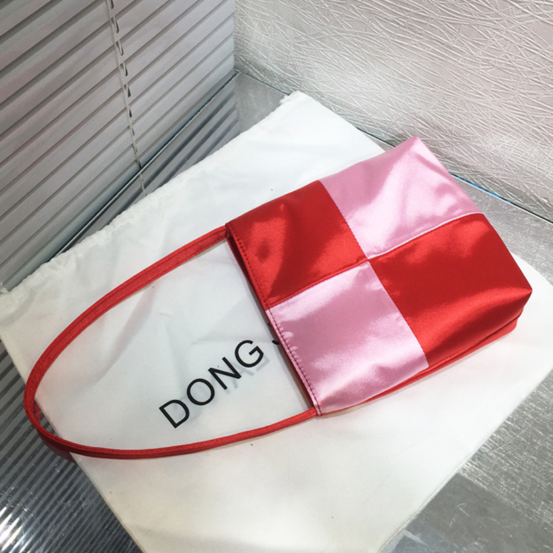 Silk Square Handbag Women's Fa - Interior Design High End 评论和价格