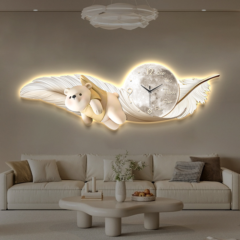 Luxury Large Wall Clock Temper - Interior Design Luxury House 评论和价格