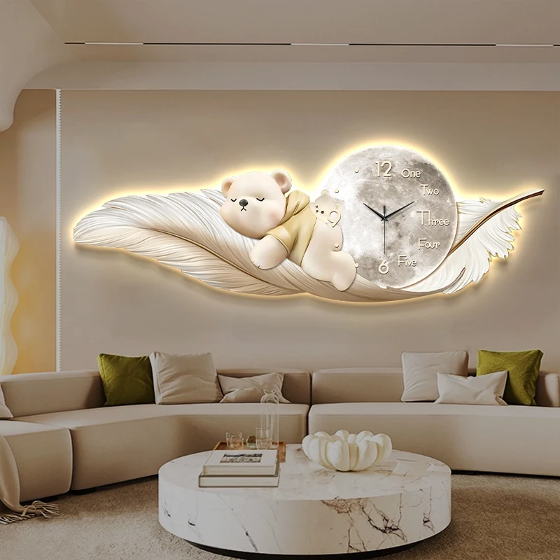 Luxury Large Wall Clock Temper - Interior Design Luxury House 评论和价格