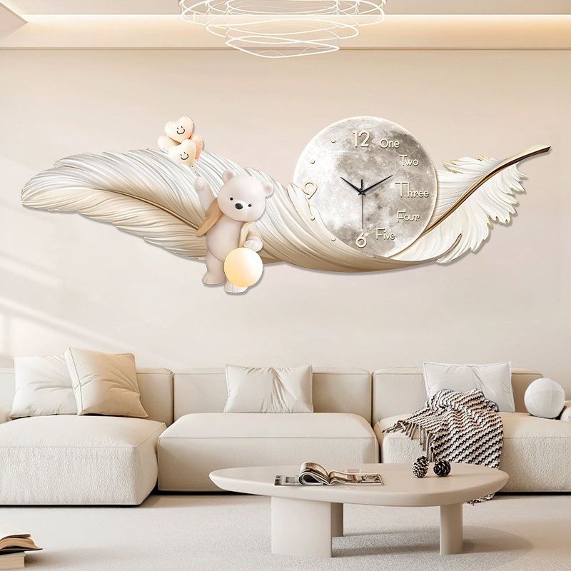 Luxury Large Wall Clock Temper - Interior Design Luxury House 评论和价格