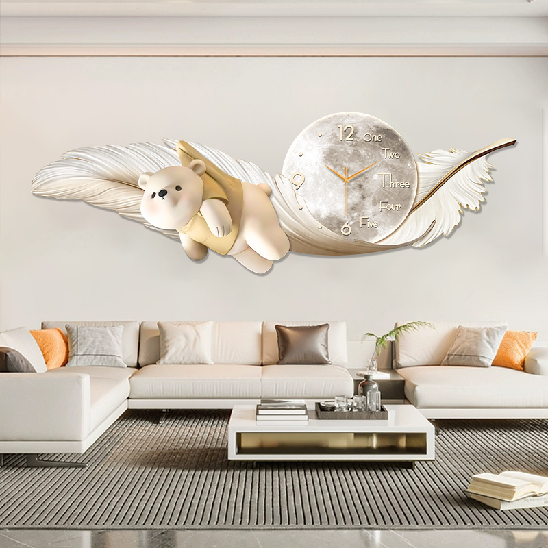 Luxury Large Wall Clock Temper - Interior Design Luxury House 评论和价格