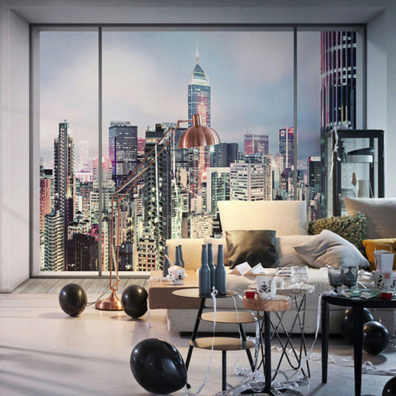 New York Sunrise 3D Window Cit - Interior Design York 评论和价格