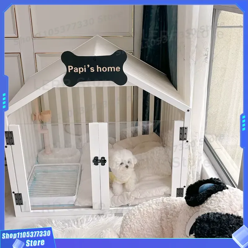 Solid Wood Pet Kennel Luxury I - Interior Design Luxury House 评论和价格