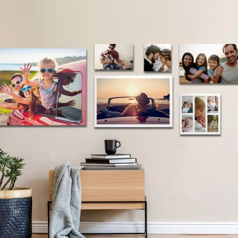 Custom Frameless Photo Canvas  - Interior Design Living Room 评论和价格