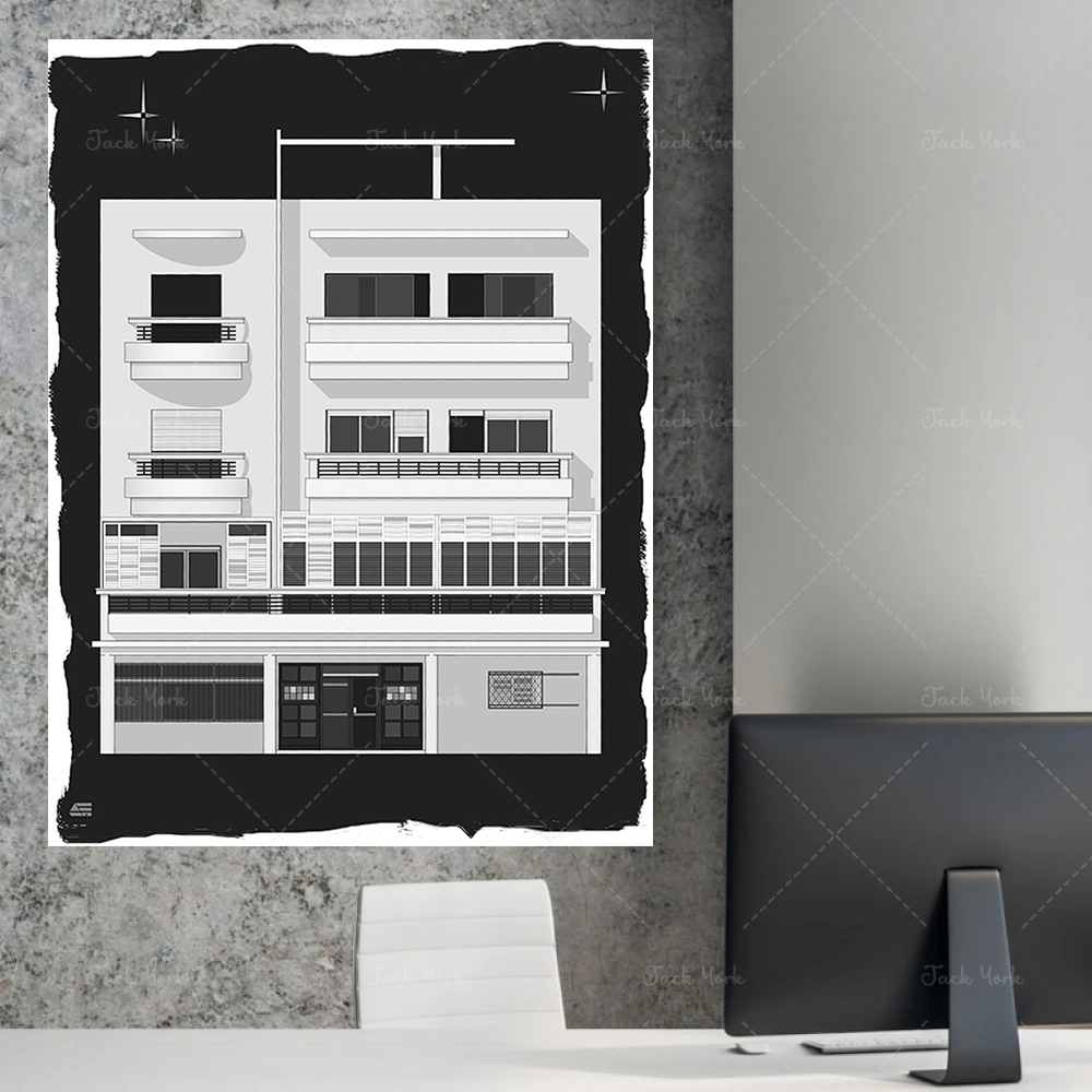 Bauhaus Tel Aviv Print | Moder - Interior Design York 评论和价格